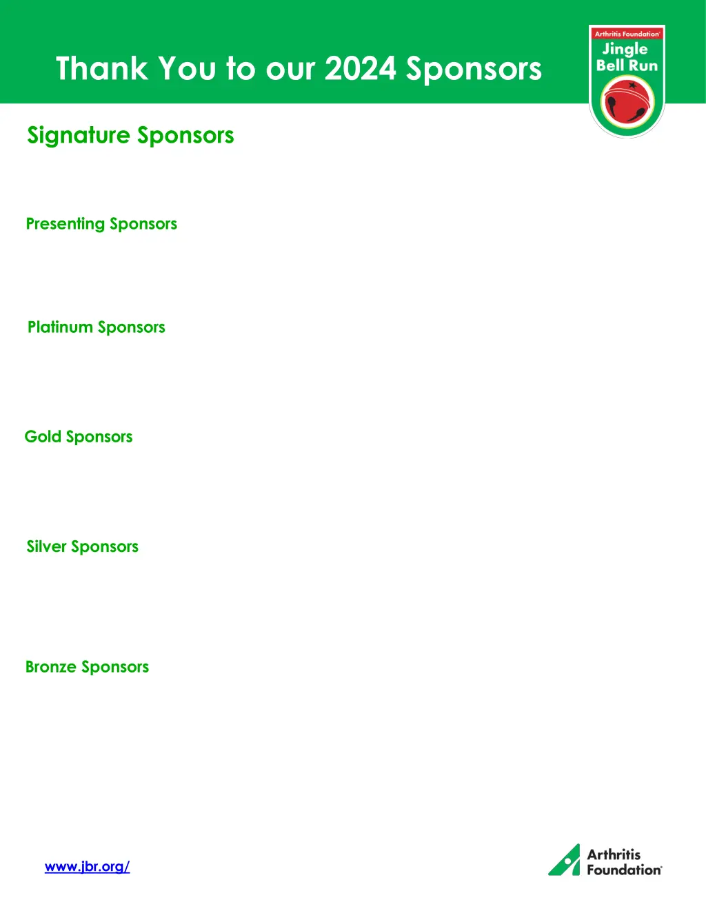 thank you to our 2024 sponsors
