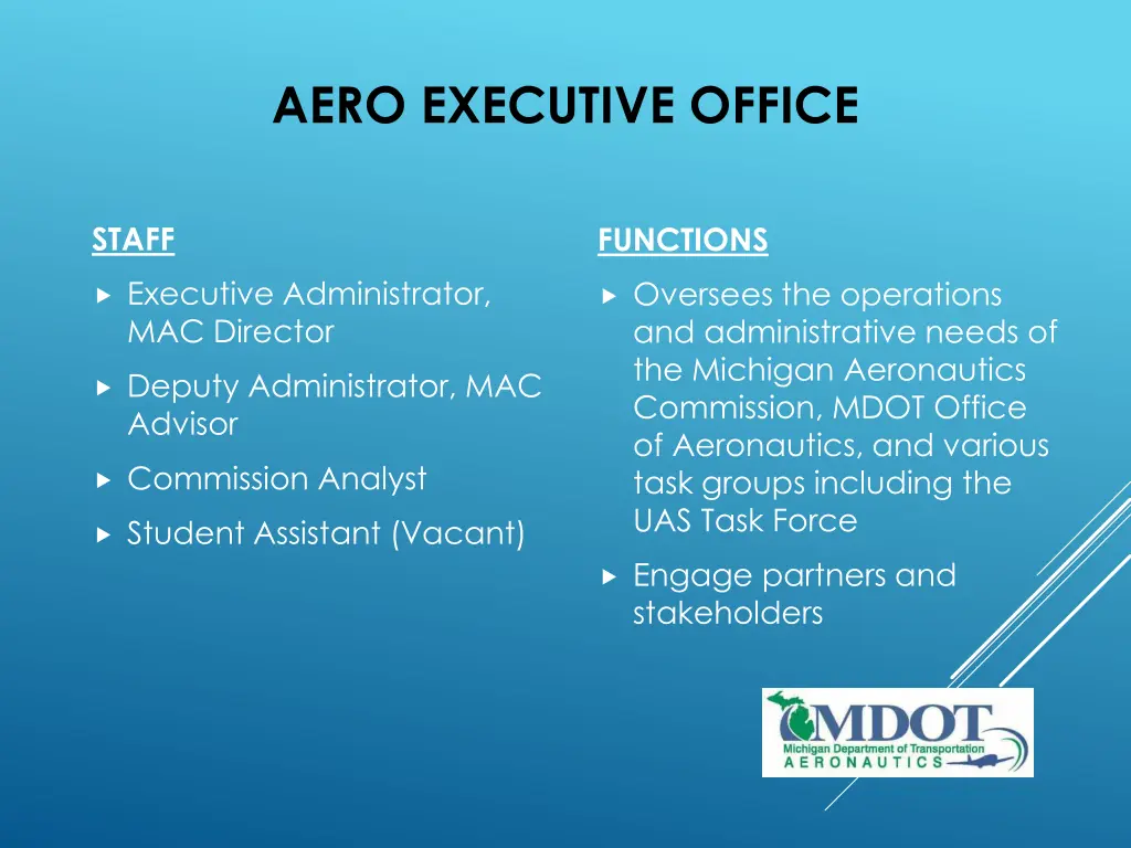 aero executive office