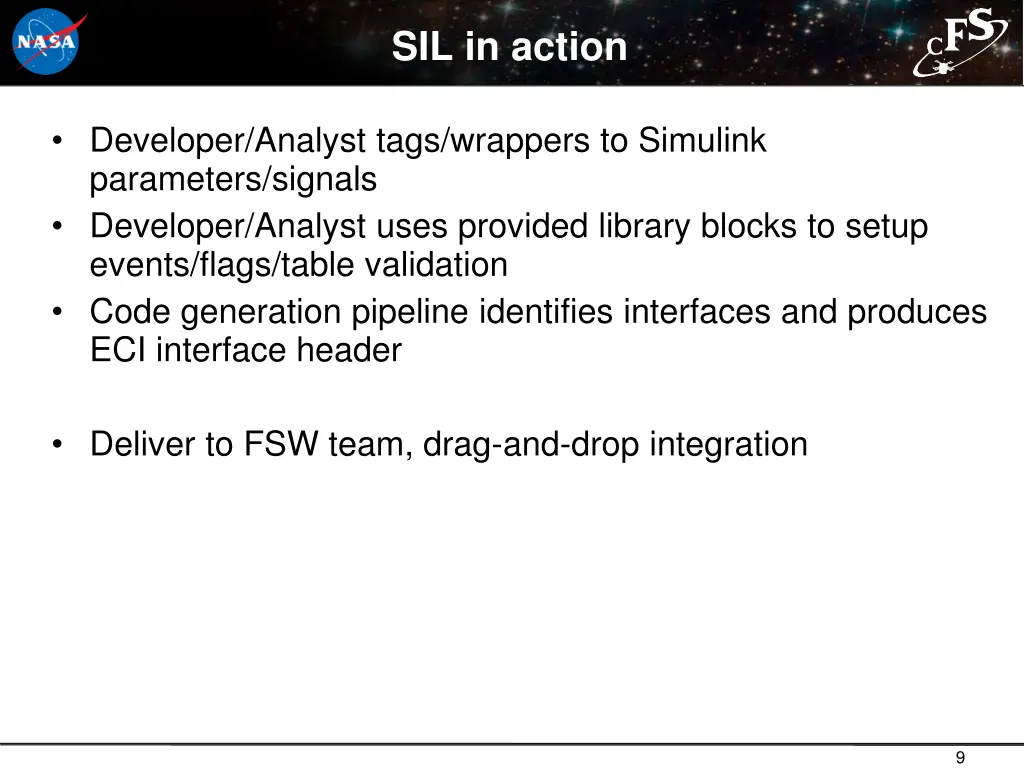 sil in action