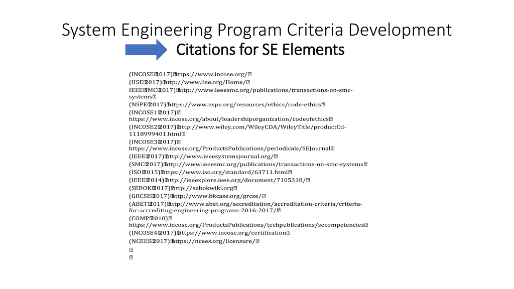 system engineering program criteria development 3