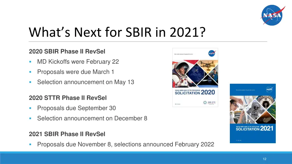 what s next for sbir in 2021