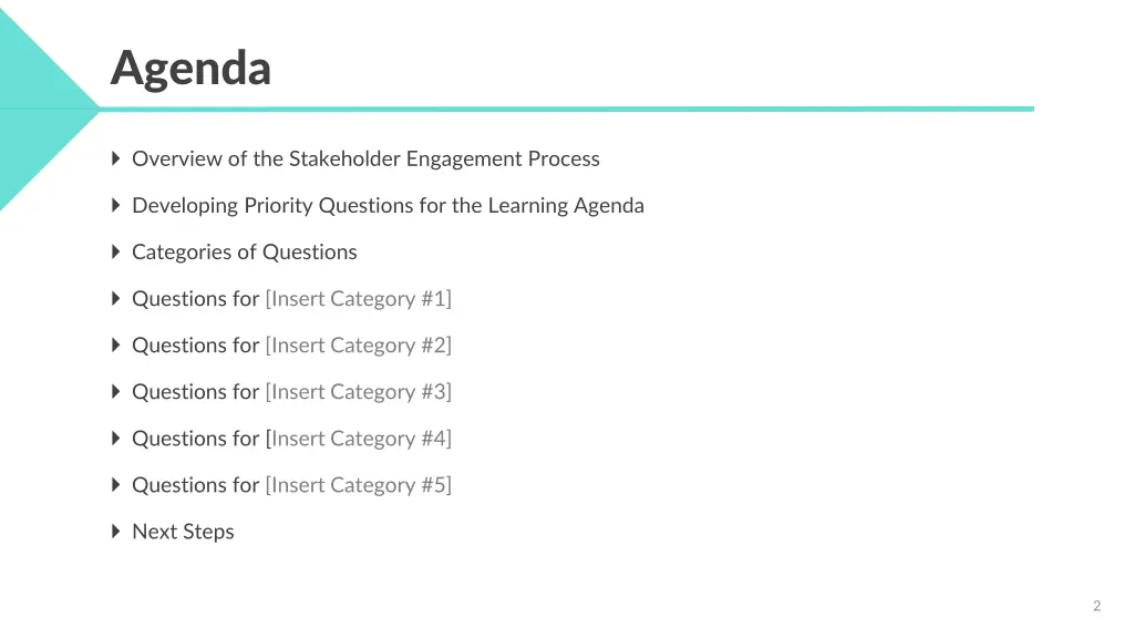 agenda