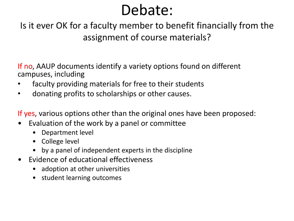 debate