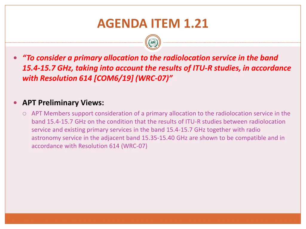 agenda item 1 21