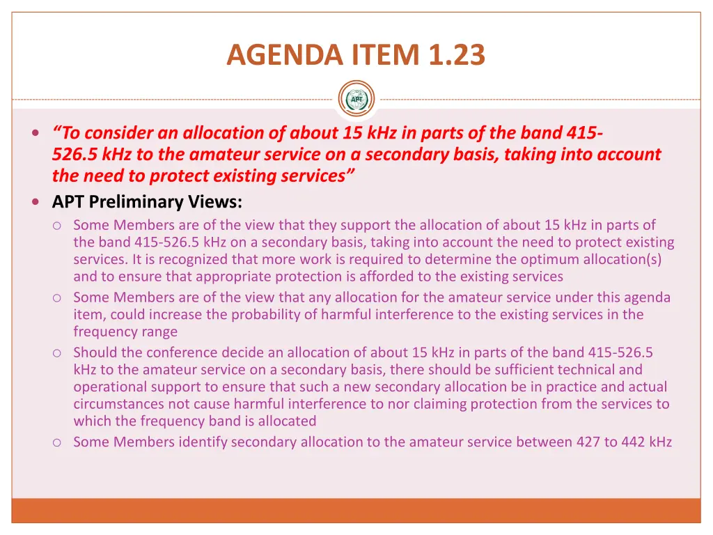 agenda item 1 23