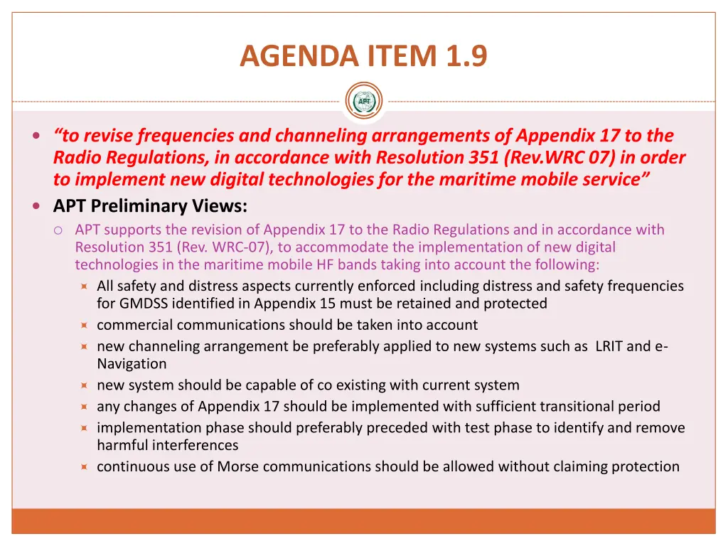 agenda item 1 9