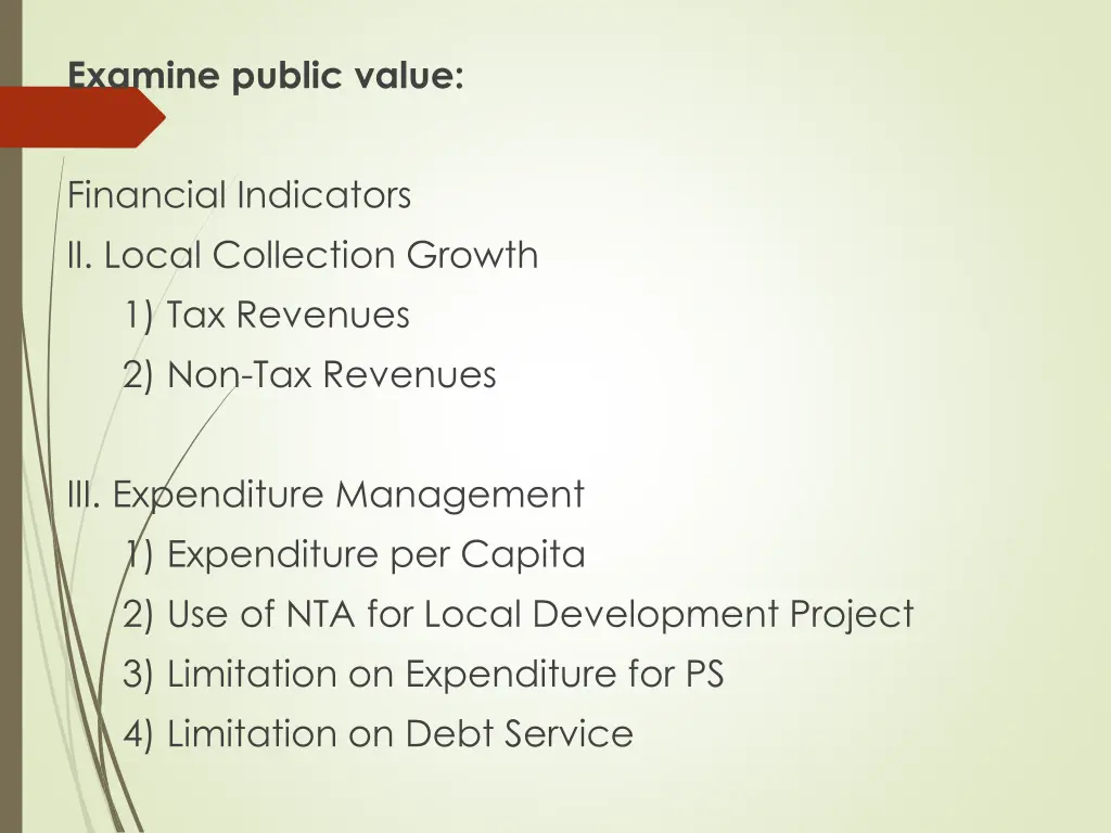 examine public value 1