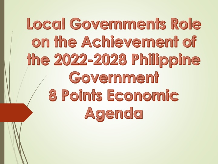 local governments role on the achievement