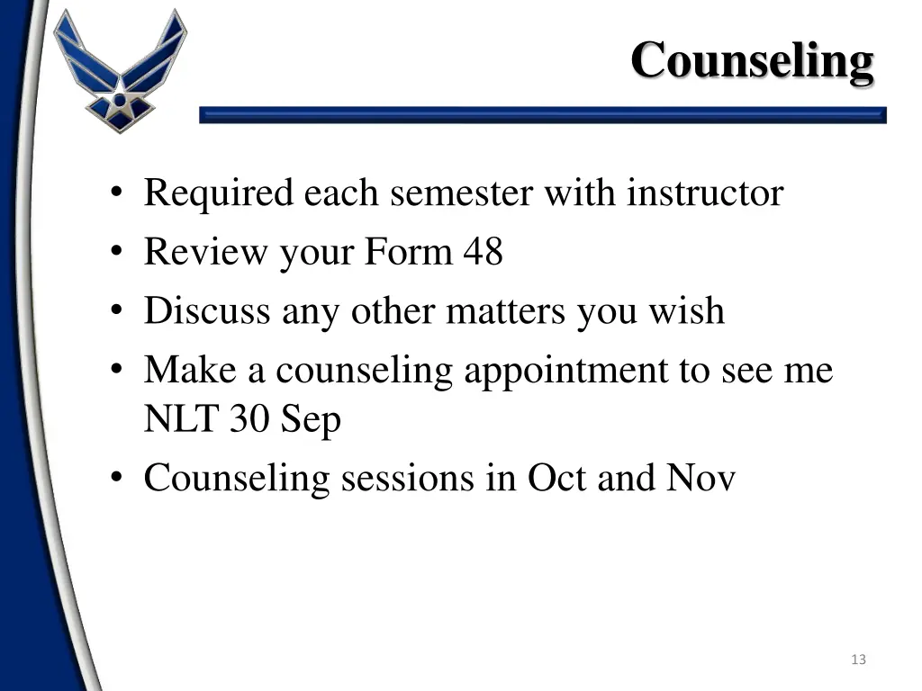 counseling