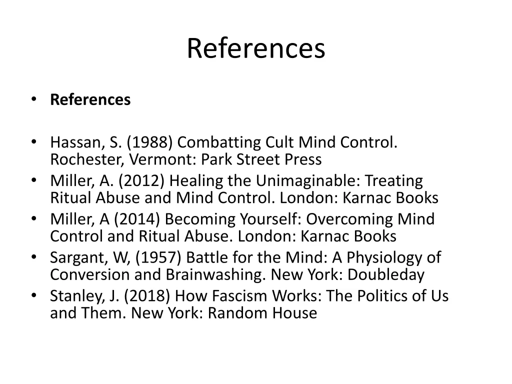 references