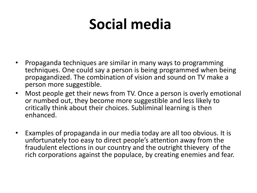 social media