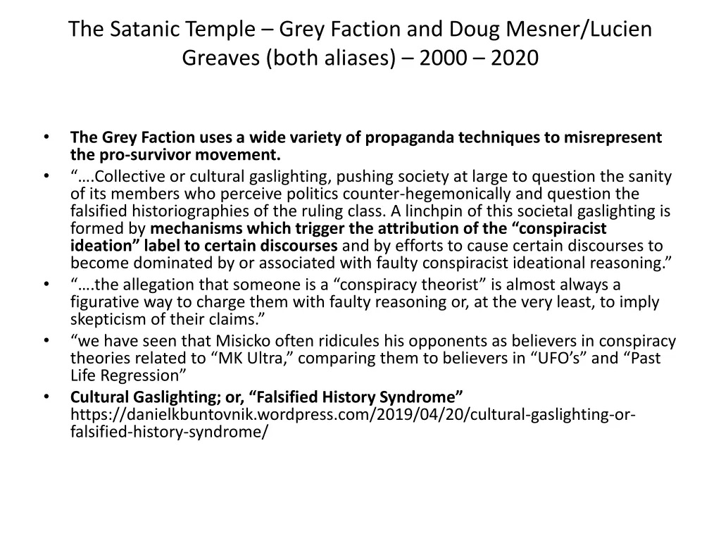 the satanic temple grey faction and doug mesner