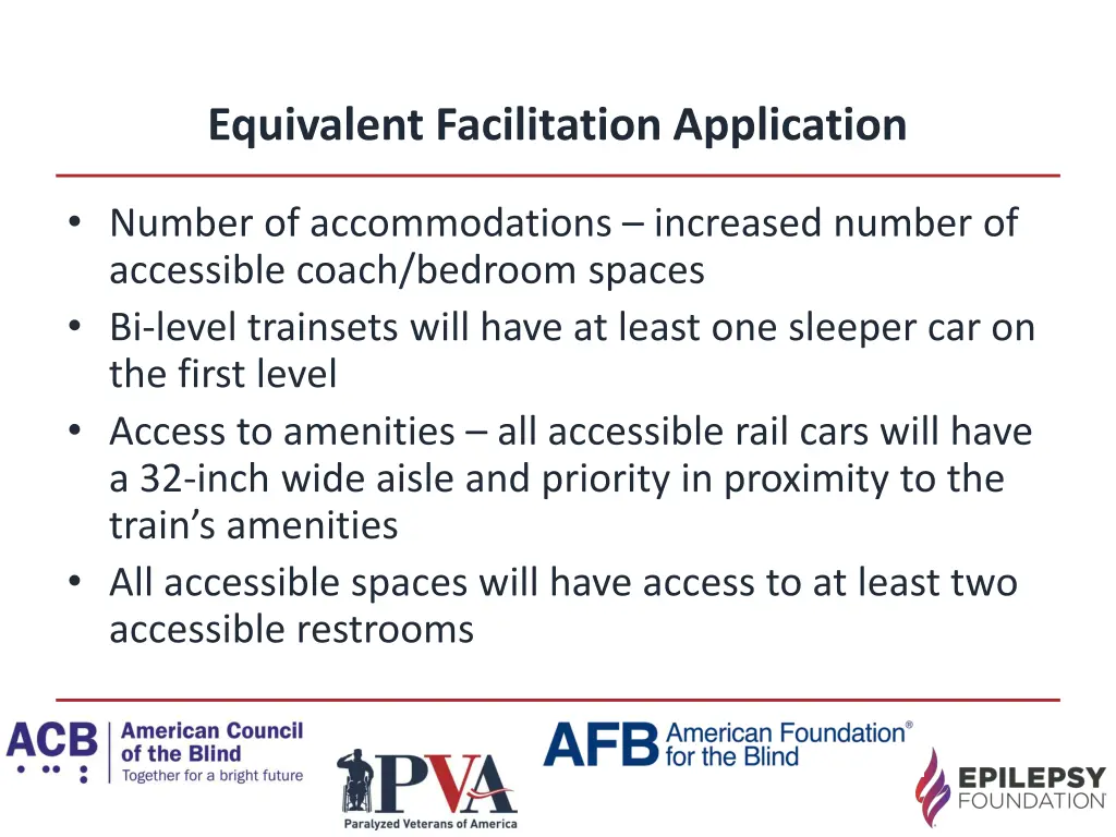 equivalent facilitation application