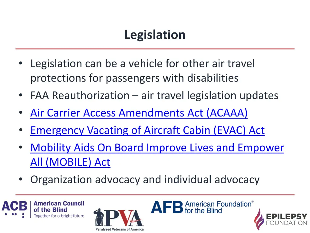 legislation