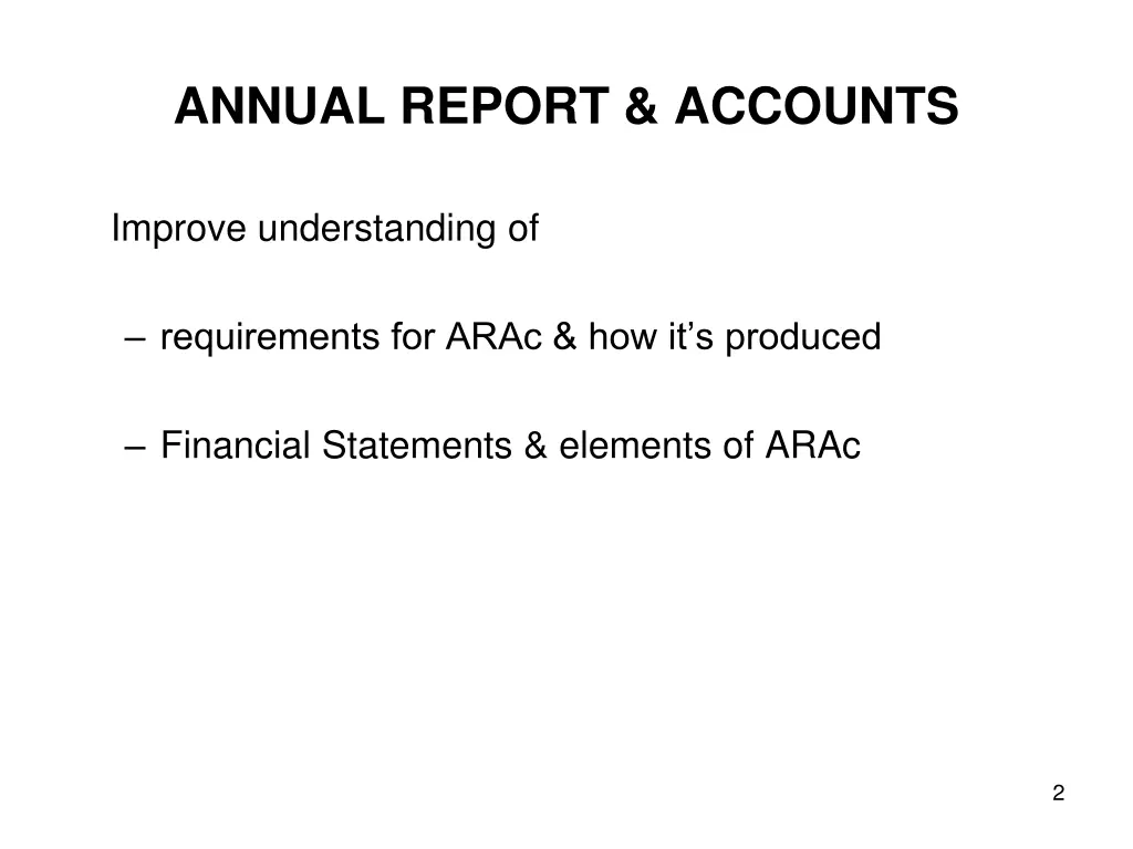 annual report accounts