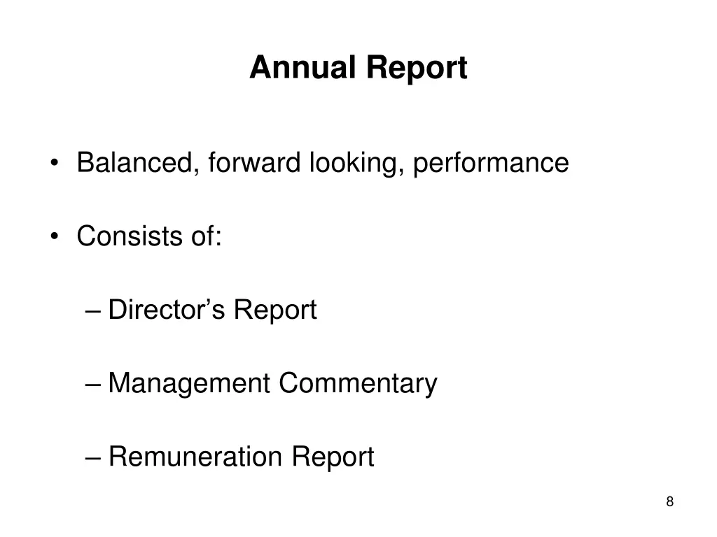 annual report