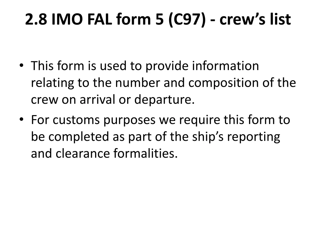 2 8 imo fal form 5 c97 crew s list