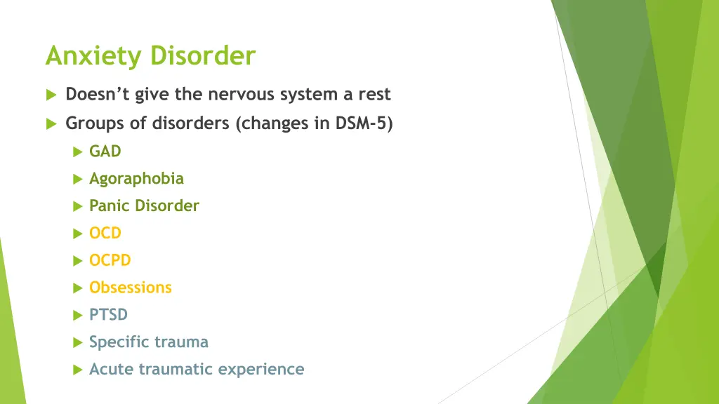 anxiety disorder