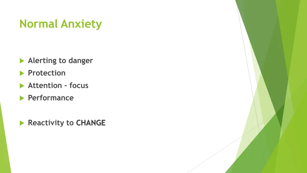 normal anxiety