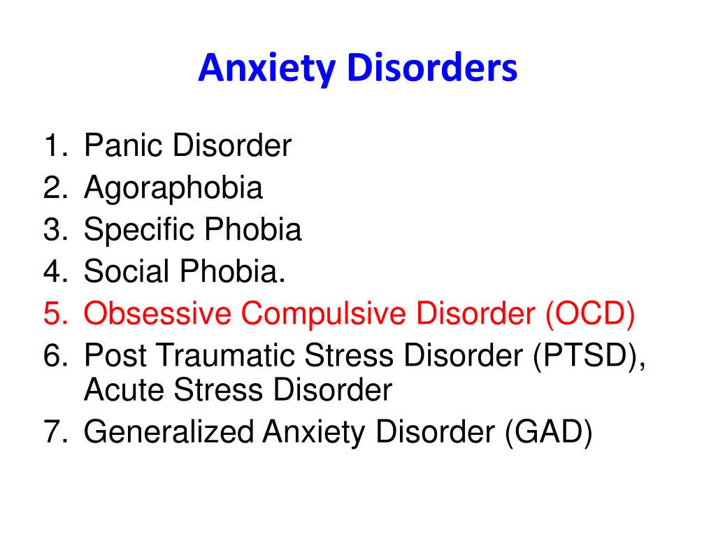 anxiety disorders 3