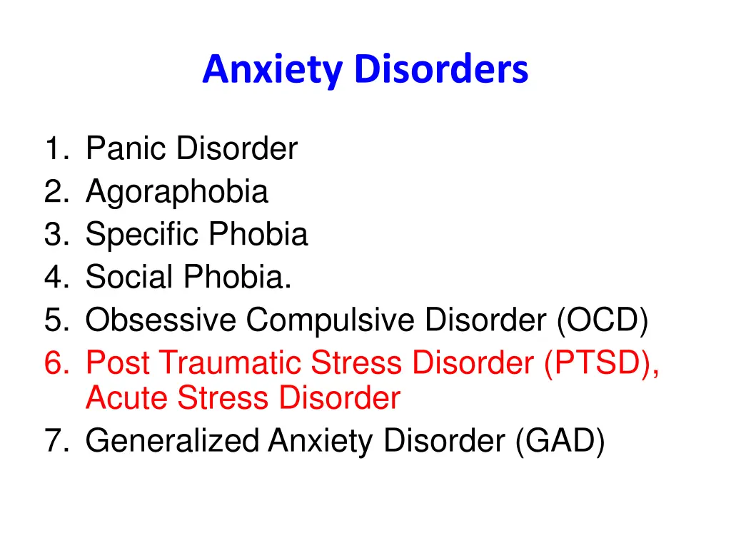 anxiety disorders 4