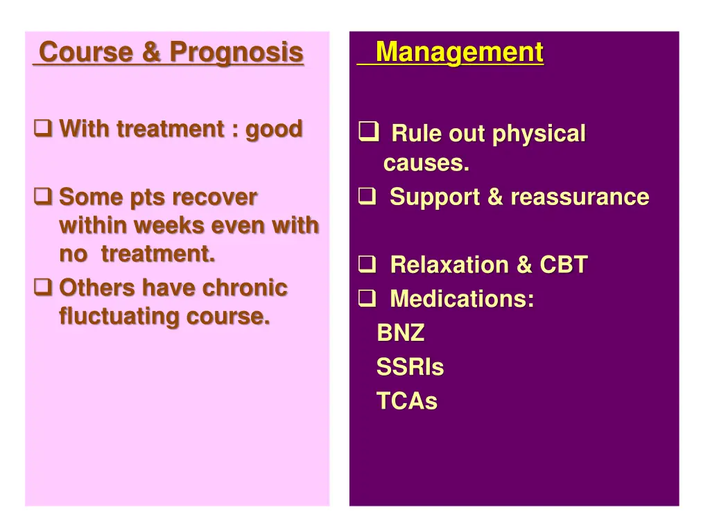 course prognosis with treatment good
