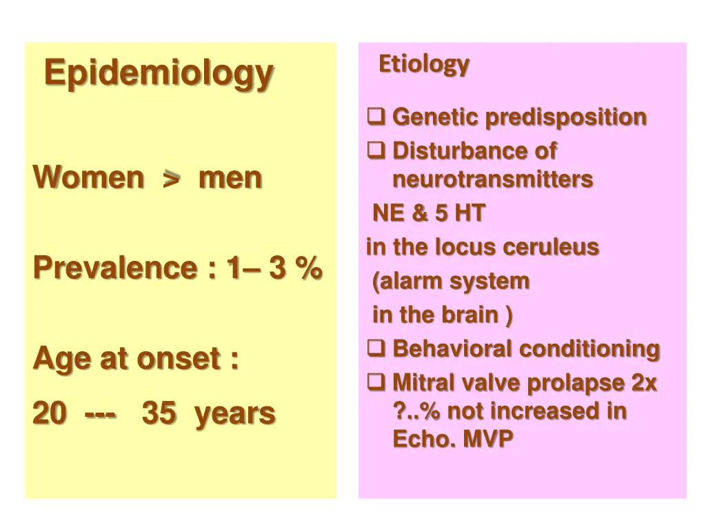 epidemiology