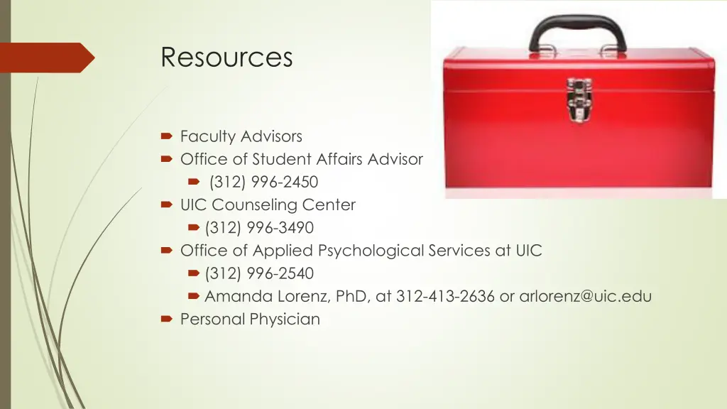 resources