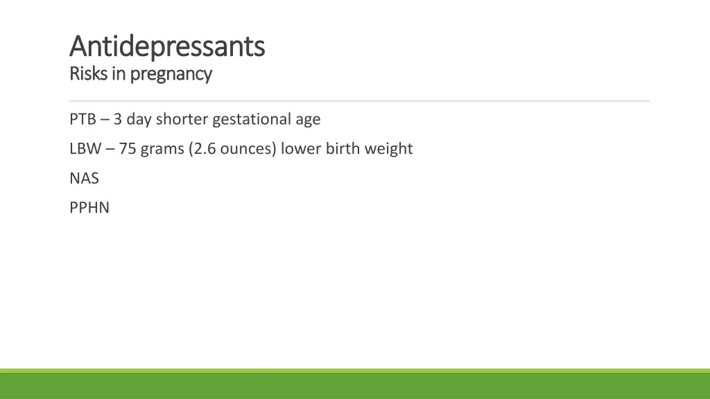 antidepressants antidepressants risks