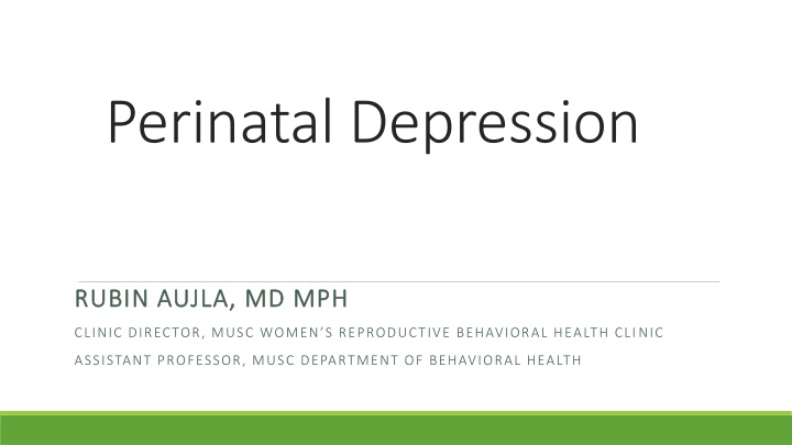 perinatal depression