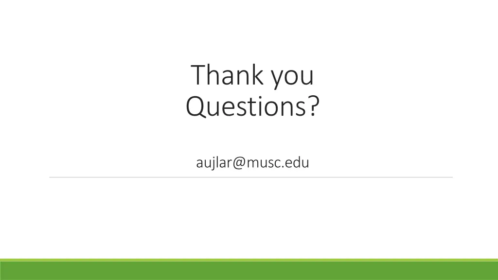 thank you questions