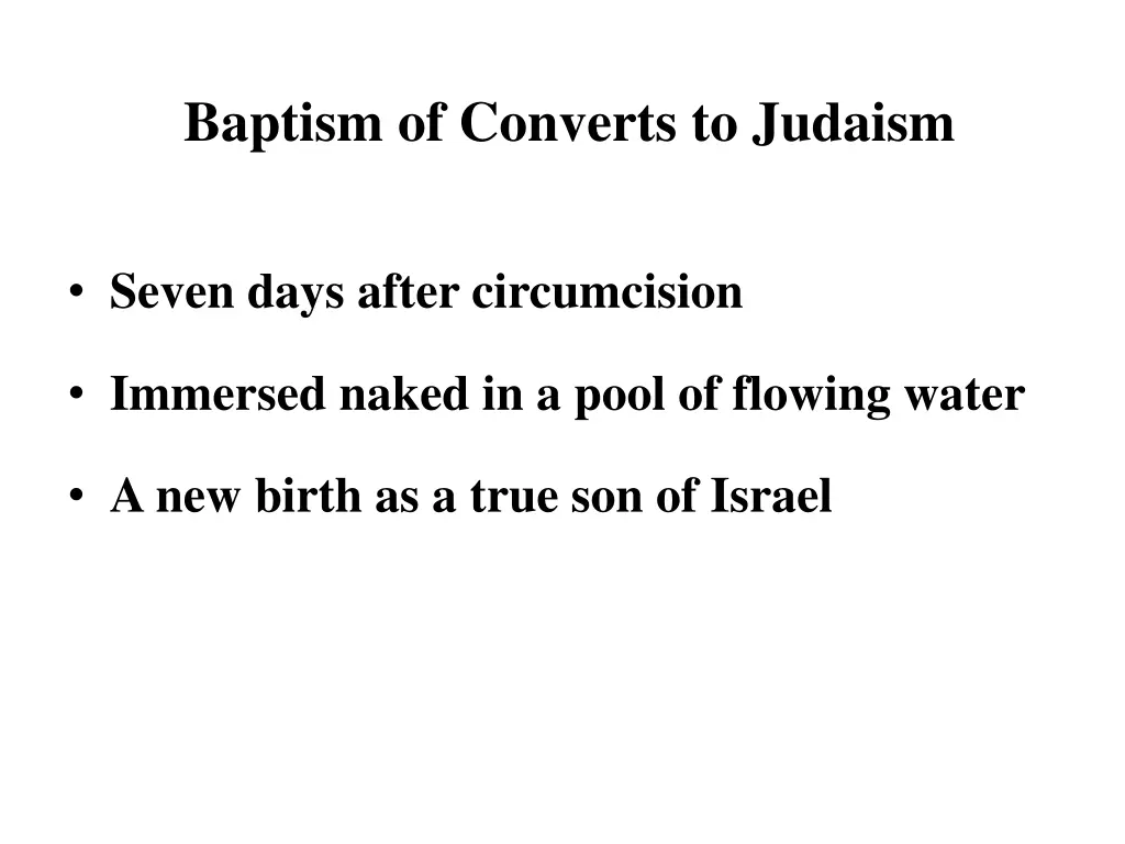 baptism of converts to judaism