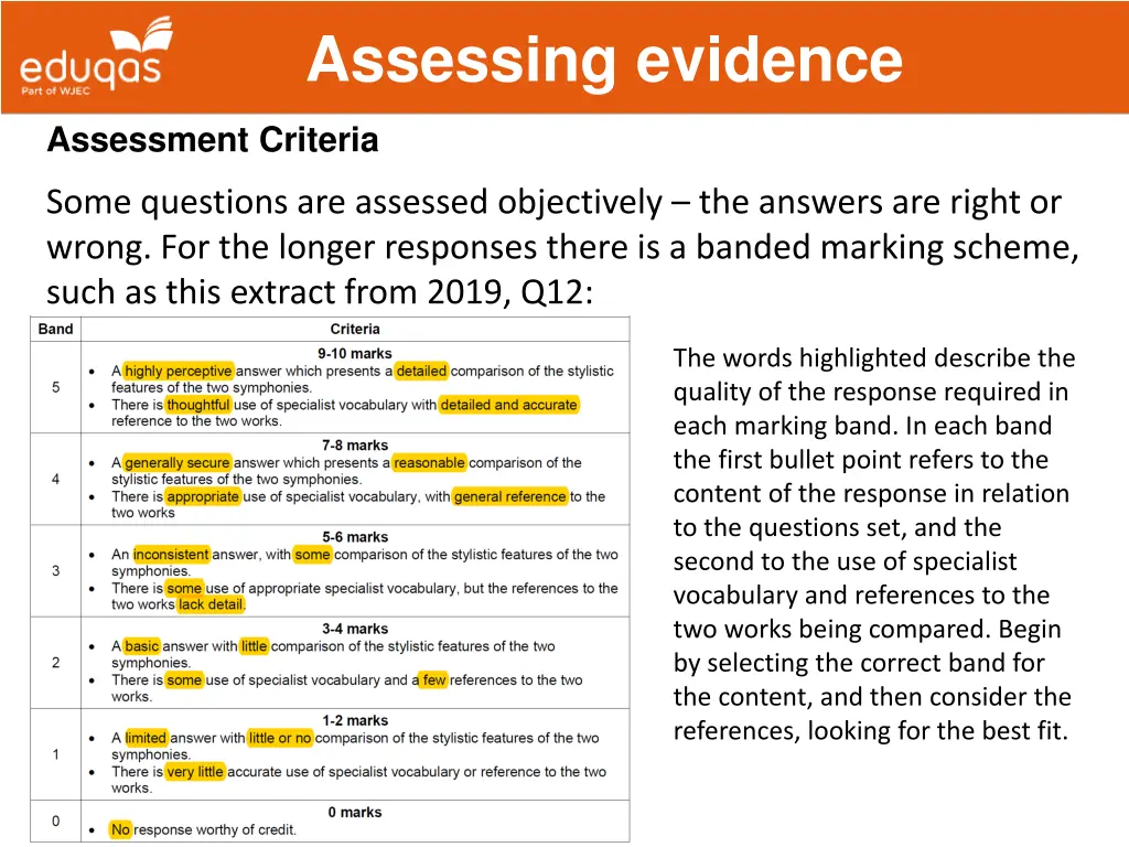assessing evidence 7