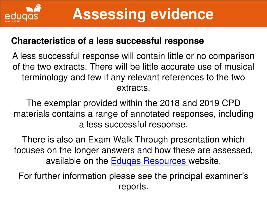 assessing evidence 9