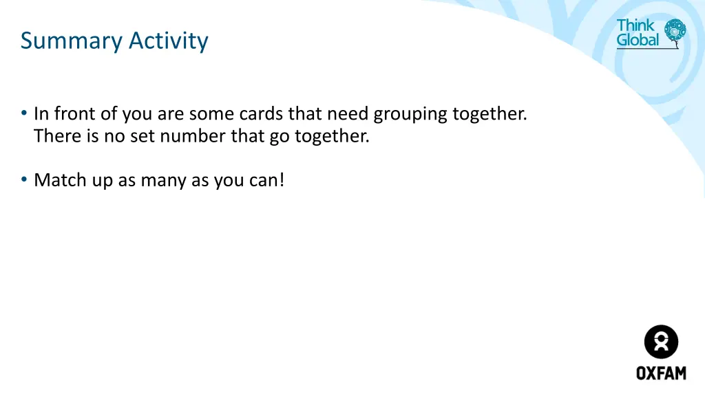 summary activity
