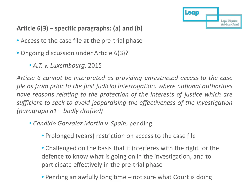 article 6 3 specific paragraphs a and b 2