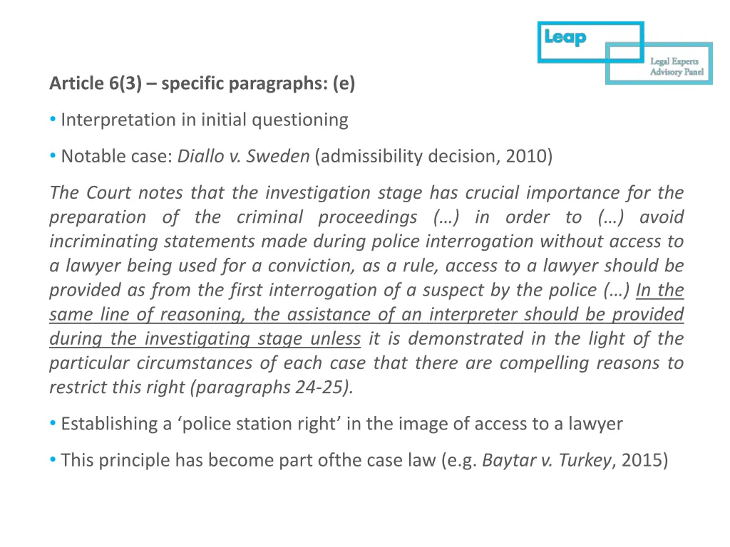 article 6 3 specific paragraphs e 1