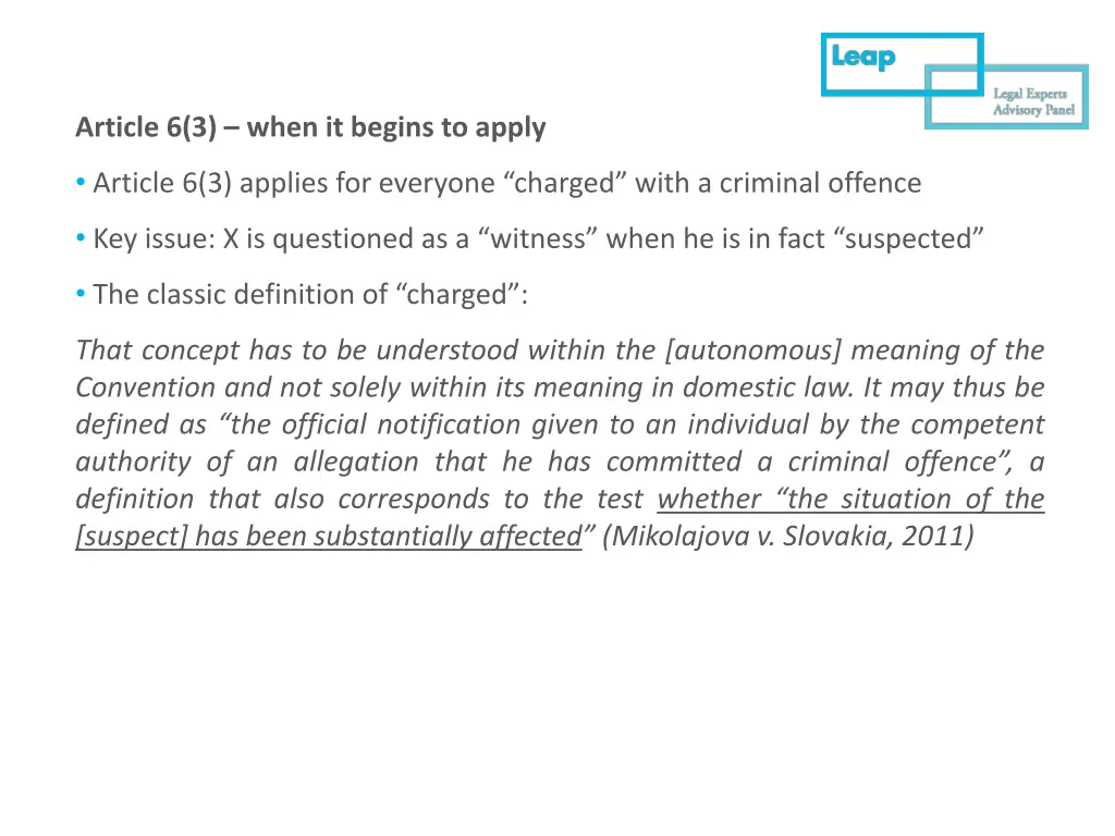 article 6 3 when it begins to apply