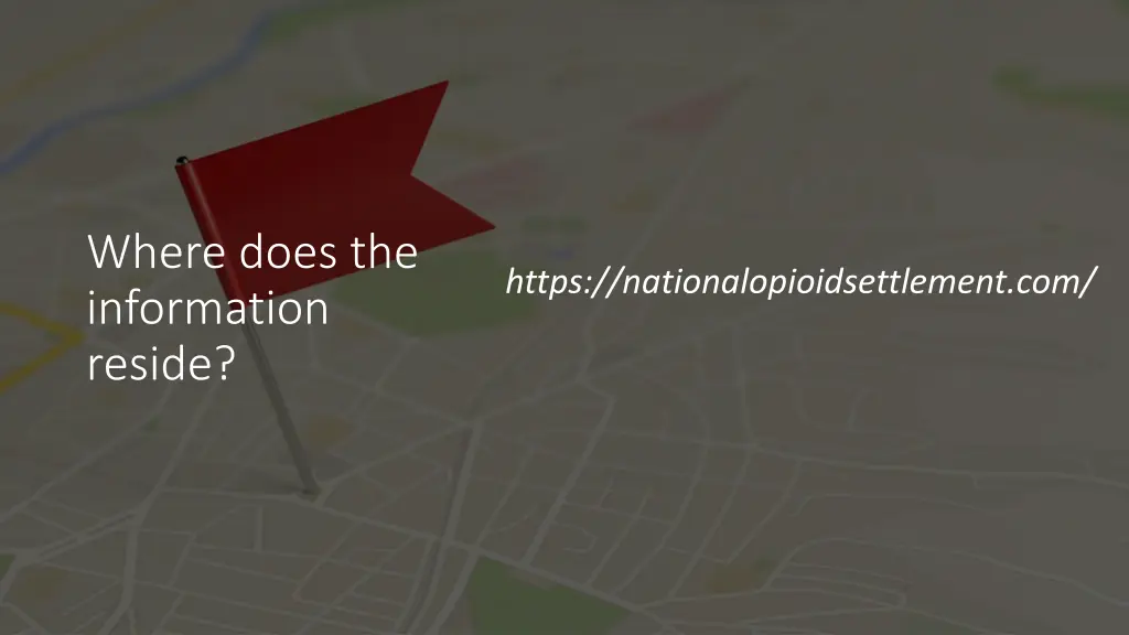 where does the information reside