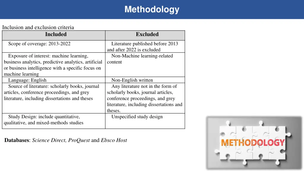 methodology