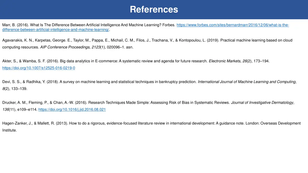 references