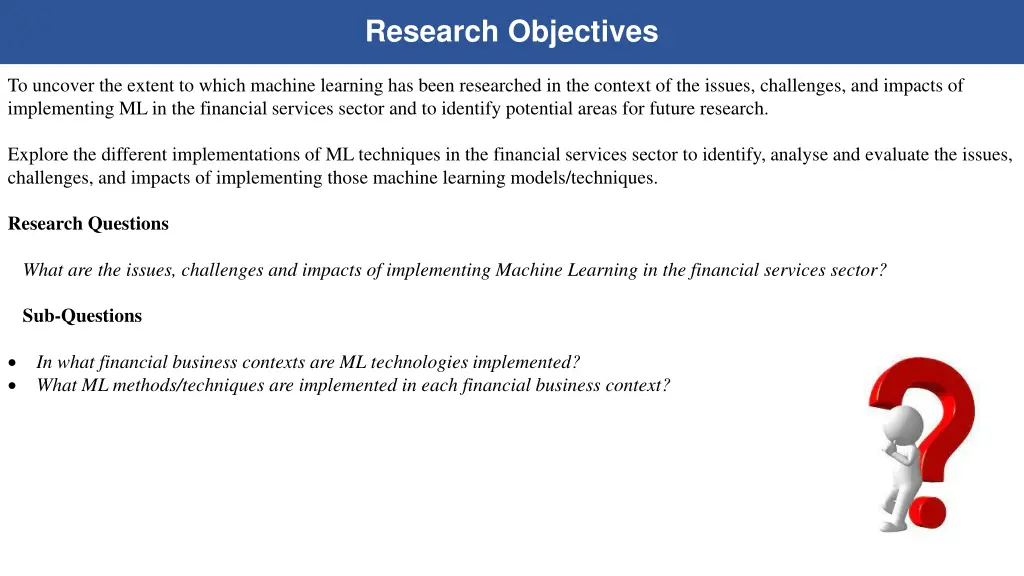 research objectives