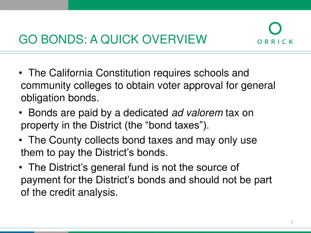 go bonds a quick overview