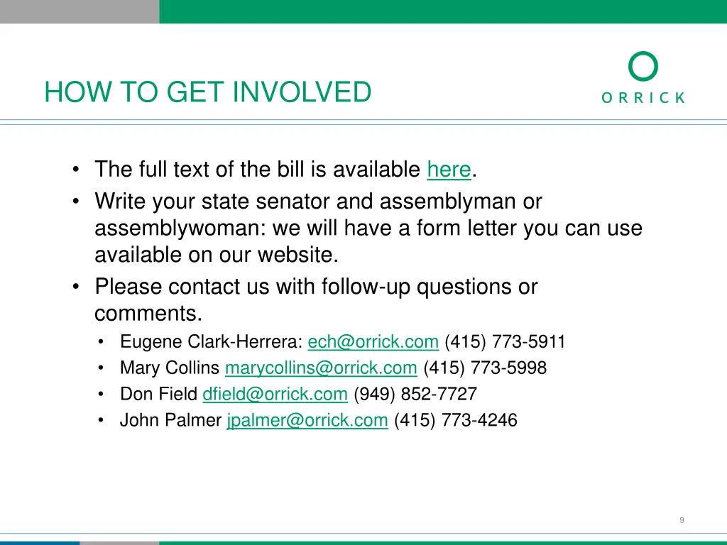 how to get involved