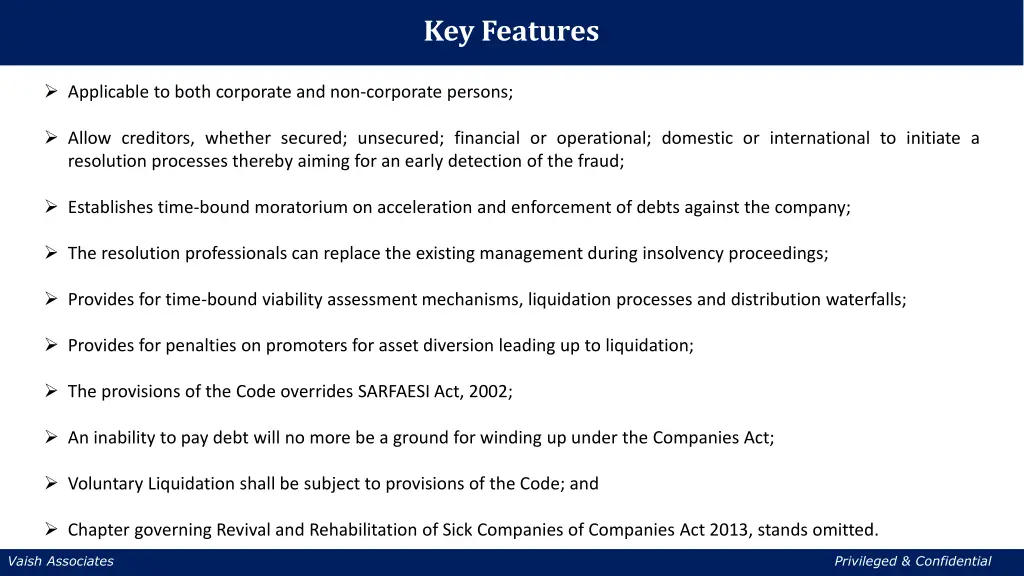 key features