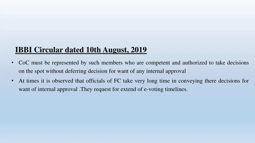 ibbi circular dated 10th august 2019