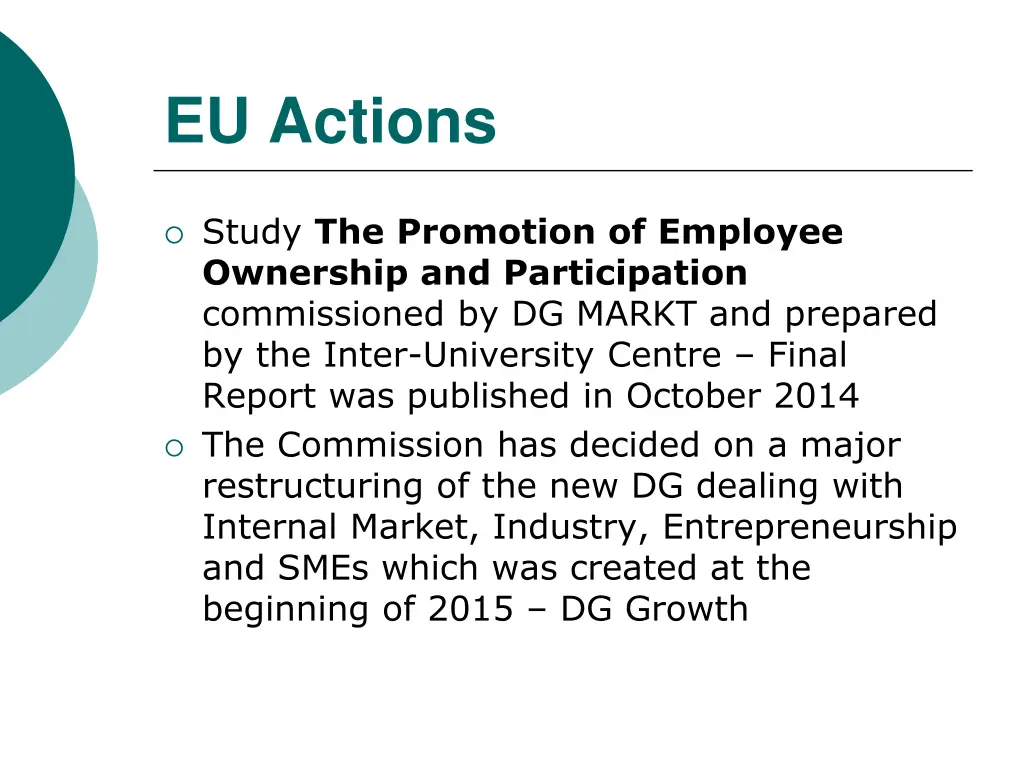 eu actions