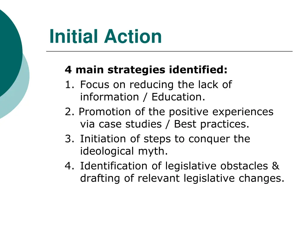 initial action 1