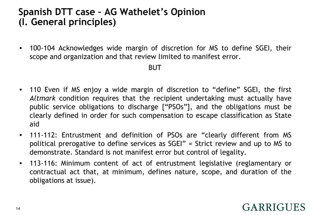 spanish dtt case ag wathelet s opinion i general