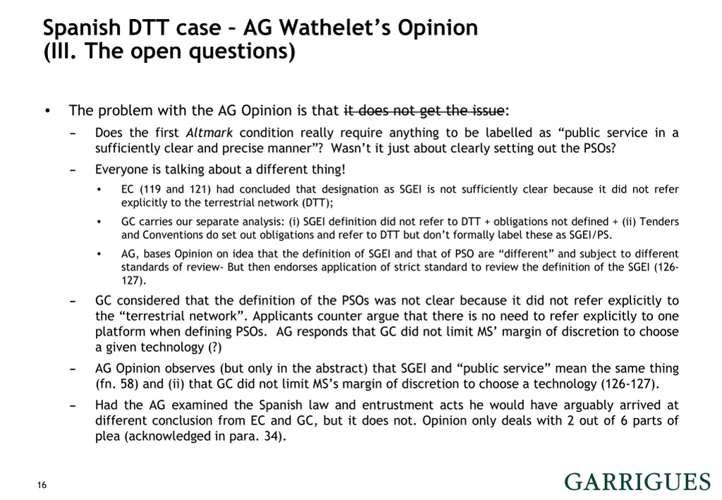 spanish dtt case ag wathelet s opinion
